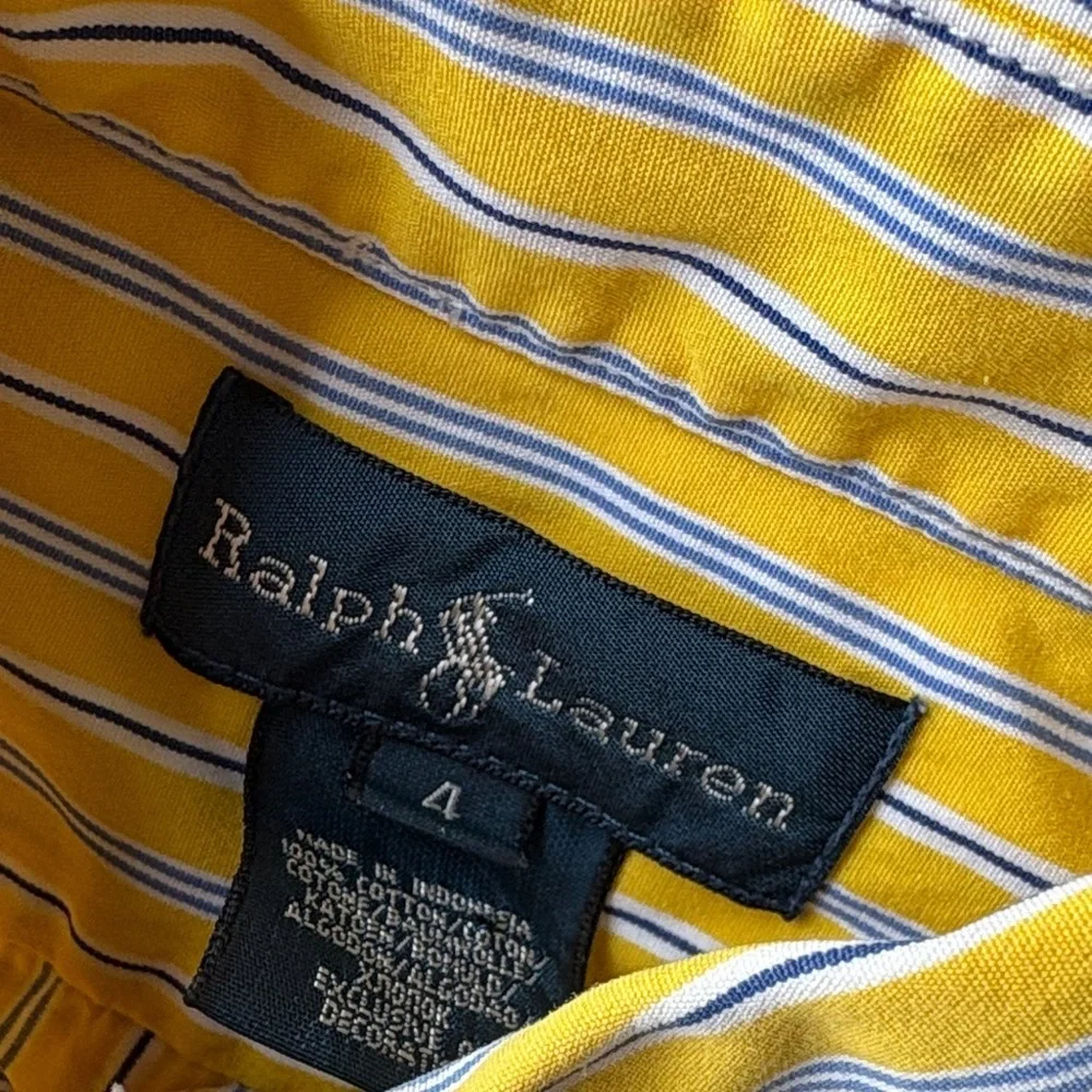 Ralph Lauren Boys Striped Shirt size 4